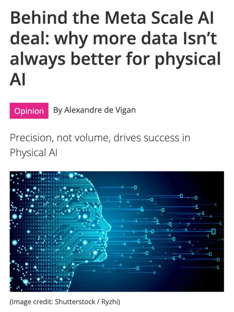 Homepage - tech-radar-pro-behind-the-meta-scale-ai-deal-why-more-data-isnt-always-better-for-physical-ai