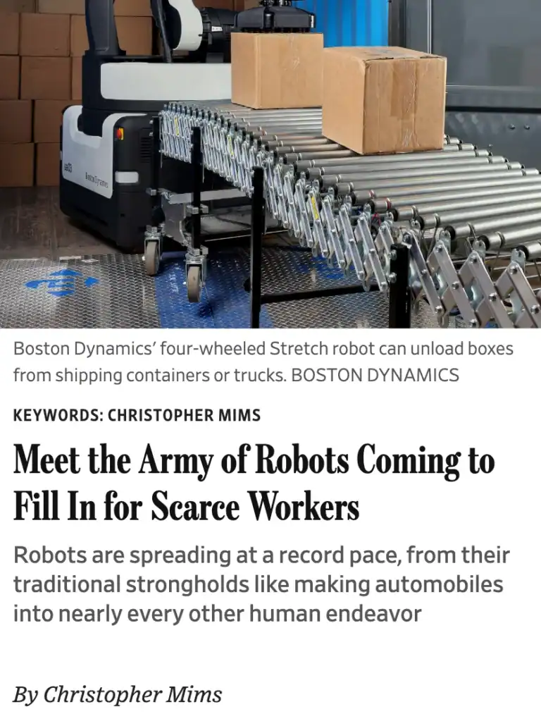 Homepage - wall-street-journal-meet-the-army-of-robots-coming-to-fill-in-for-scarce-workers